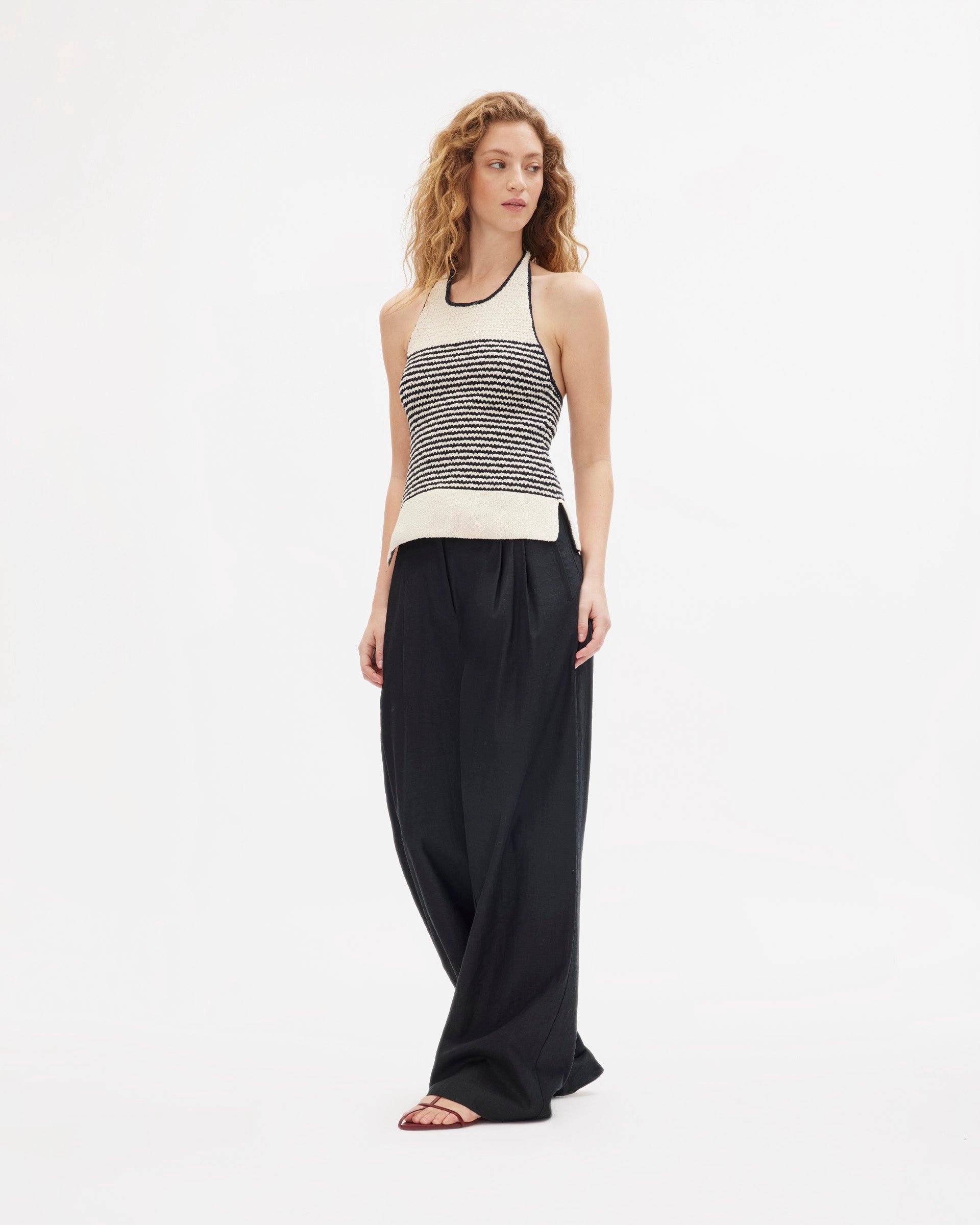 Tencel Blend Fabric HeatSealed Seams Miller Top