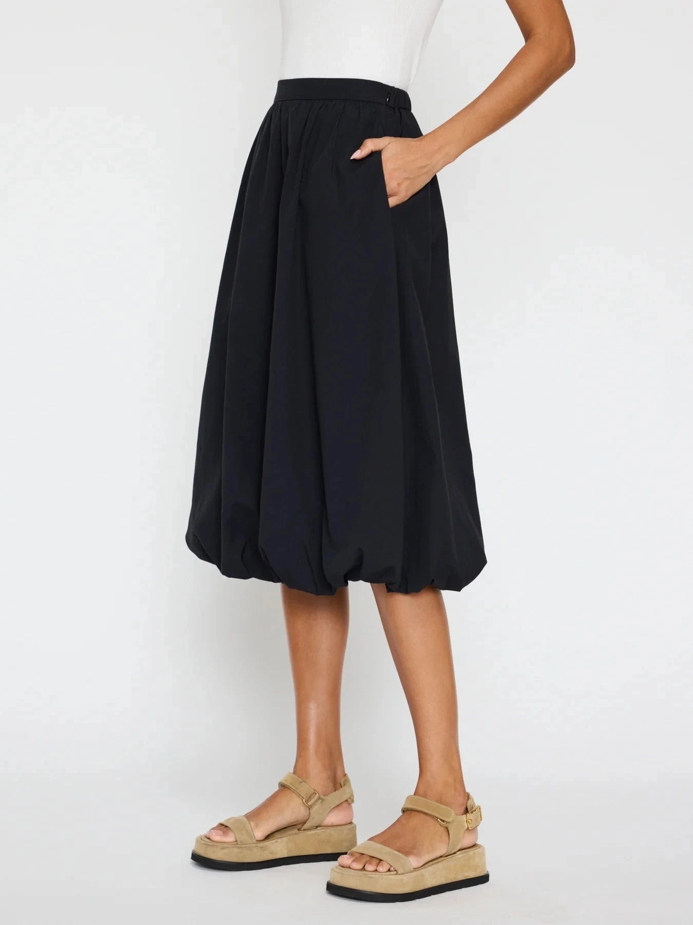 Luxury Finish Loti Bubble Skirt Black Onyx