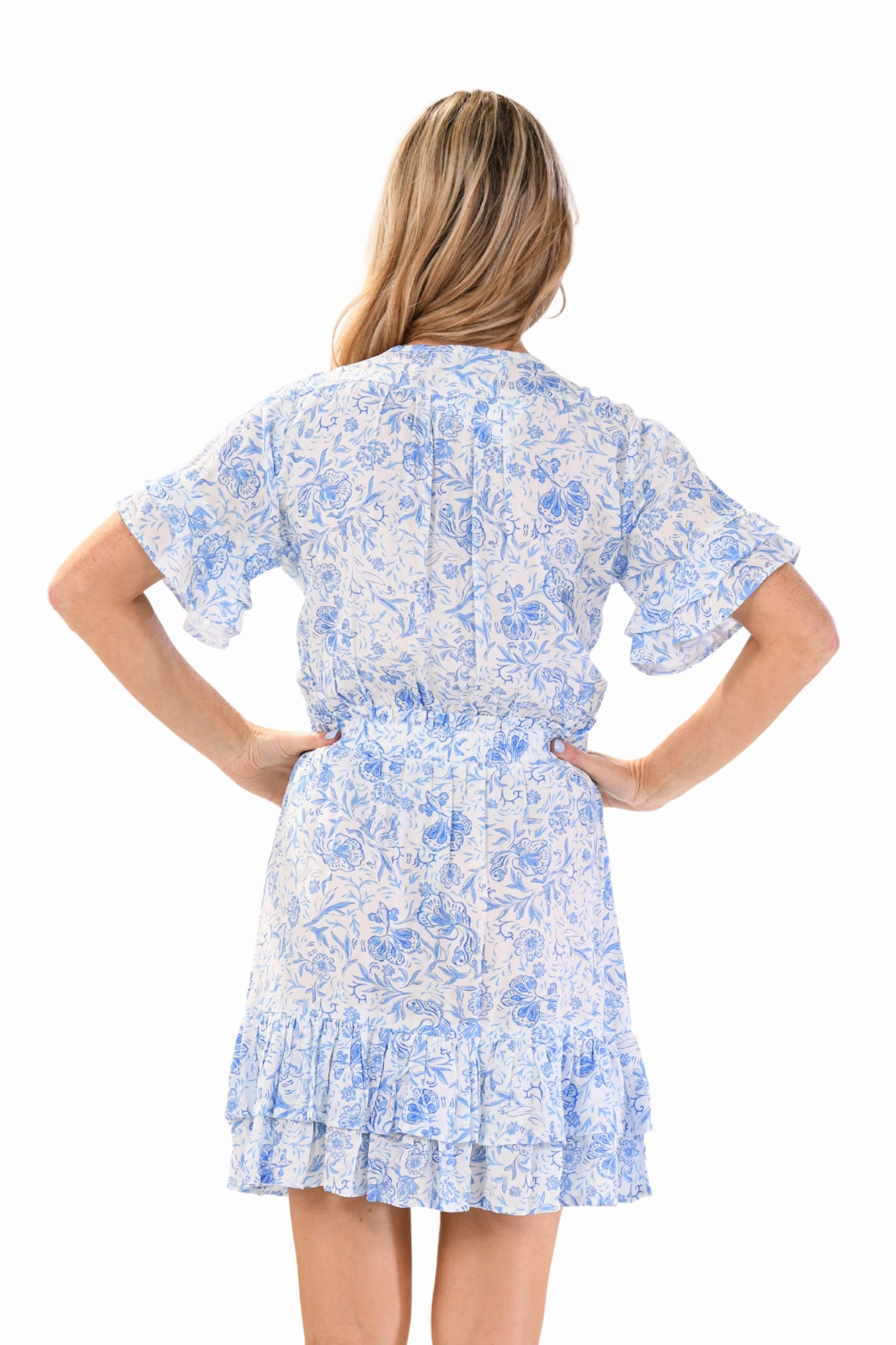 Trendy Design Courtney Dress / Blue Fish