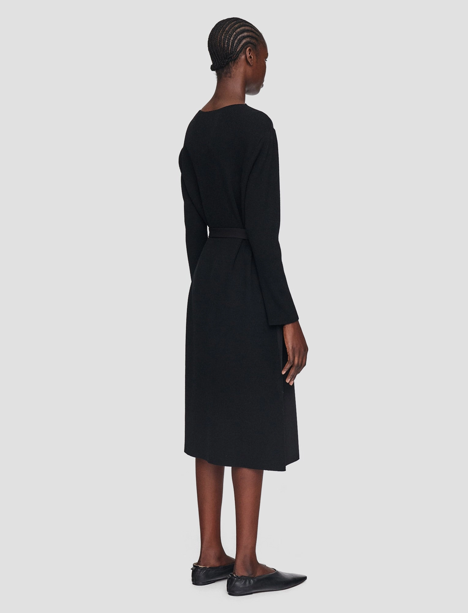 LayeredHemline Shimmer-Finish Drapy Cady Didot Dress