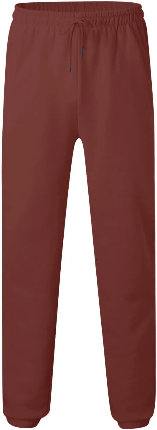 Drawstring Joggers for Men Baggy Comfy Cotton Jogger Pants Casual Stretch Lightweight Outdoor Workout Pants w/Pockets