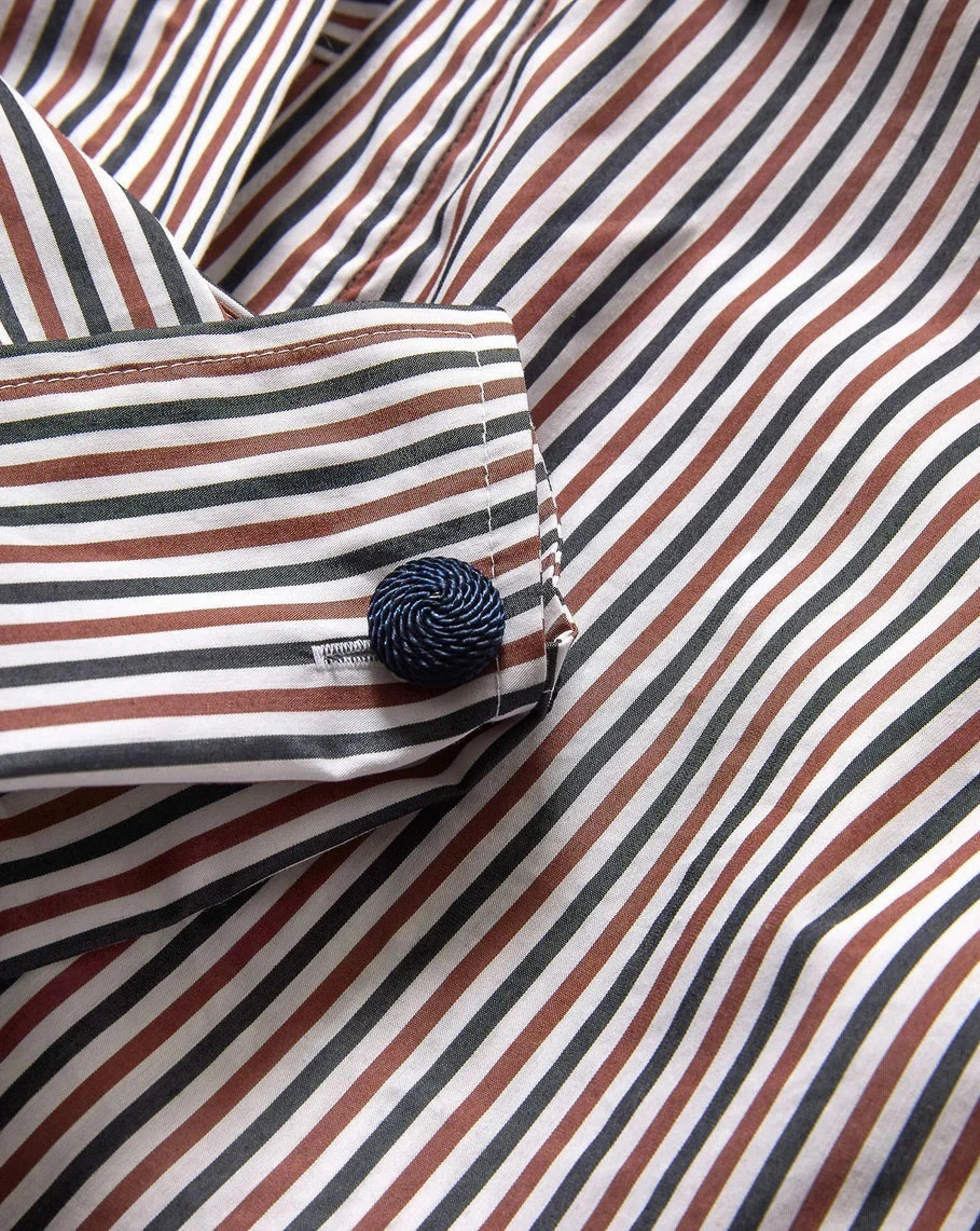 Draymond Shirt Navy/Brandy Multi FadeResistantTechnology HighDensity Knit