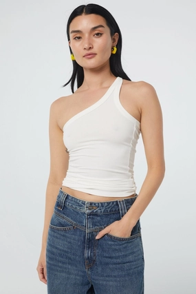 DropShoulderConstruction HighNeckline DRISS TANK TOP