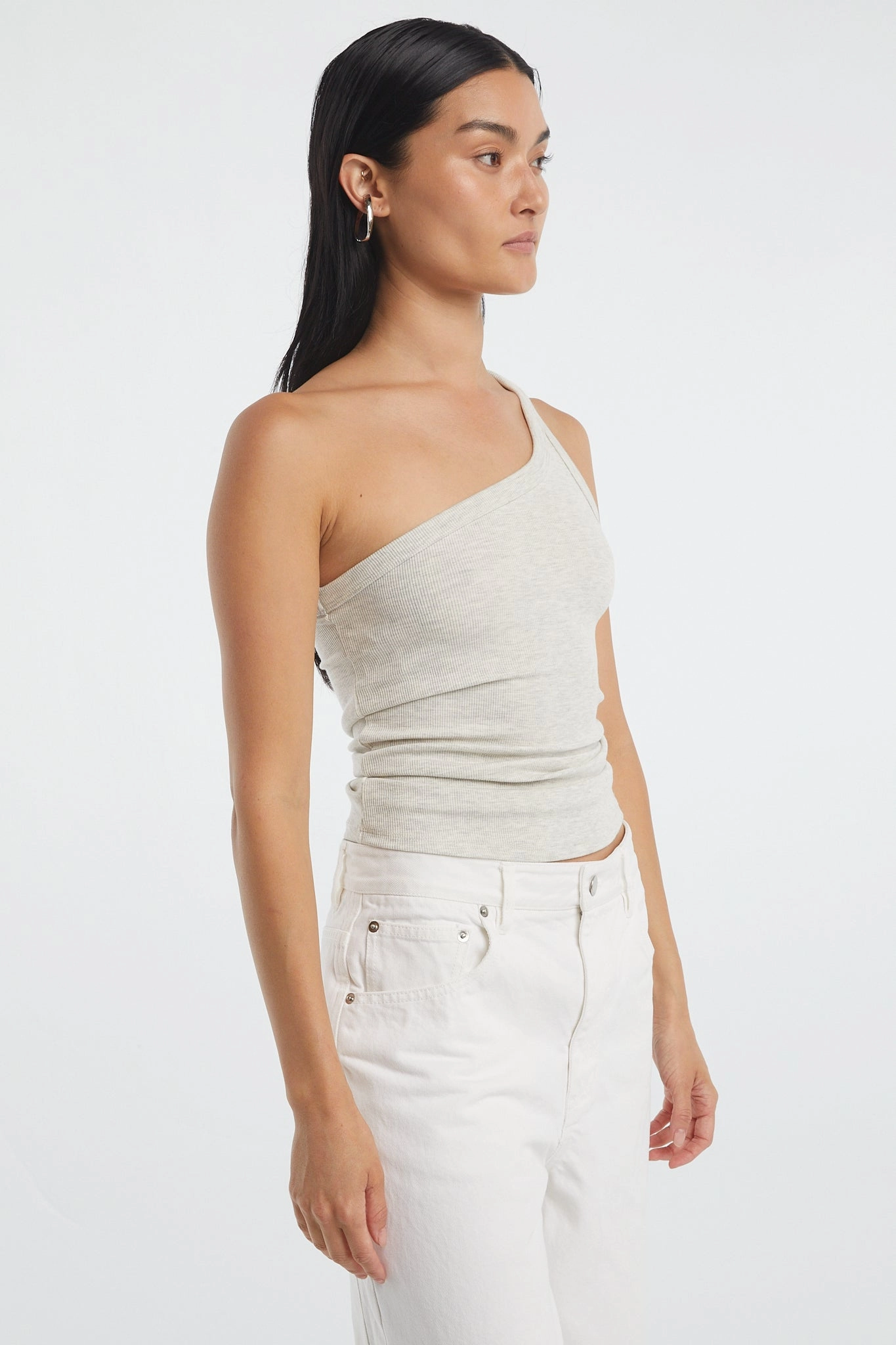Ribbed Collar Style Low Profile Seaming DRISS TANK TOP