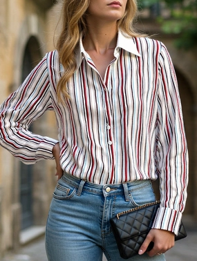 Classic Hoodie Plaid-collar shirt