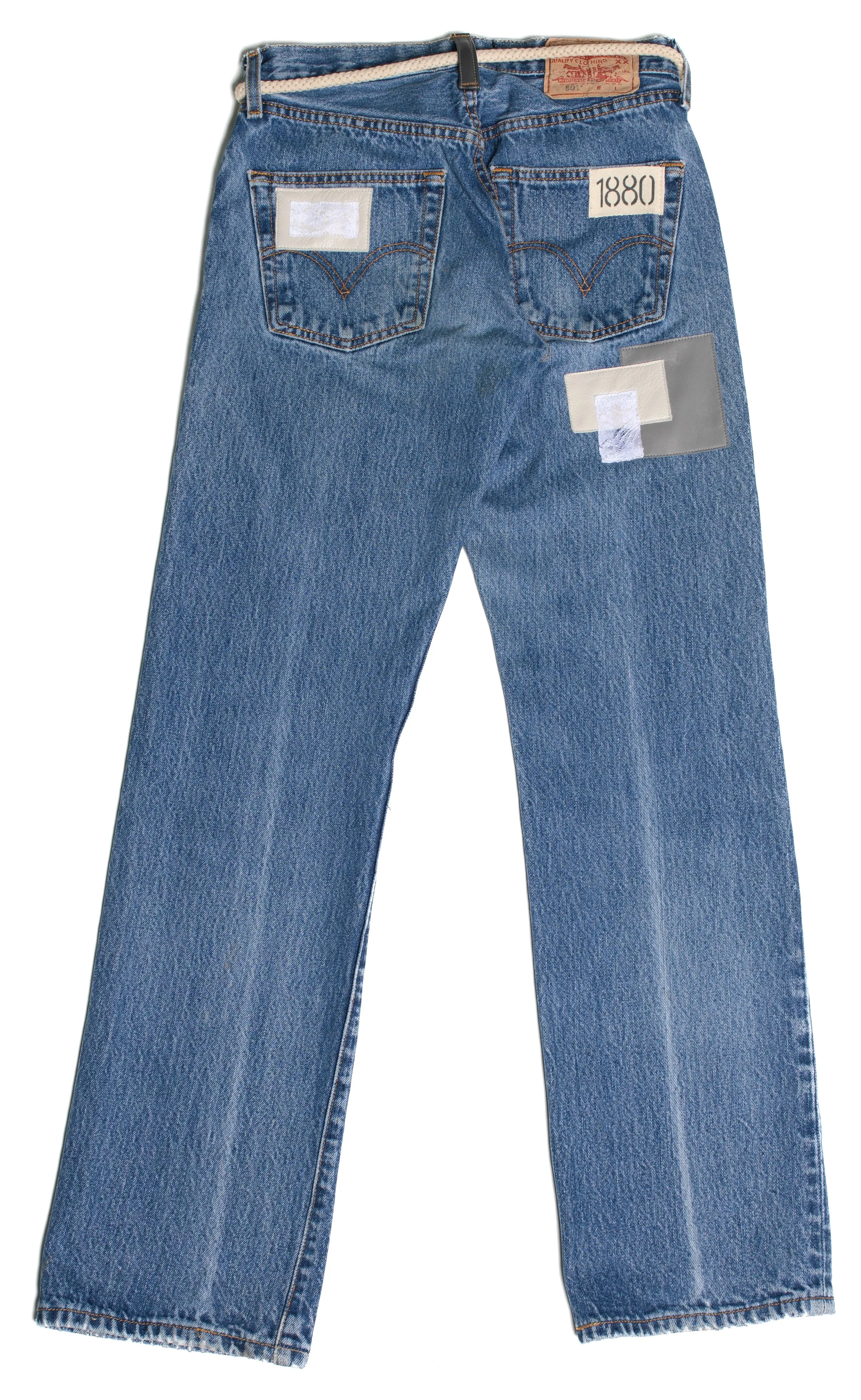 Duet Patchwork Denim Trouser