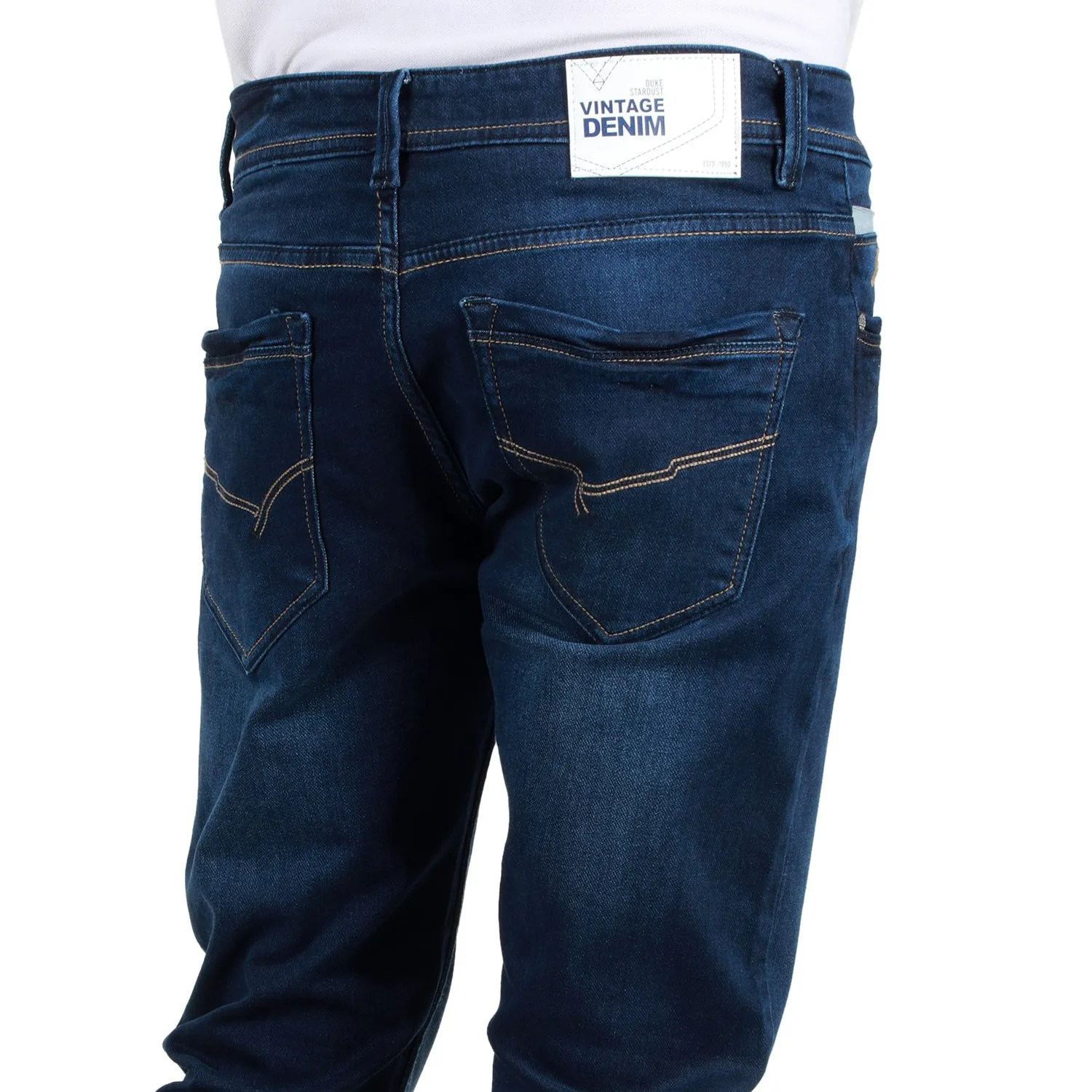 Duke Stardust Men Stretchable Slim Fit Jeans (SDD5421)