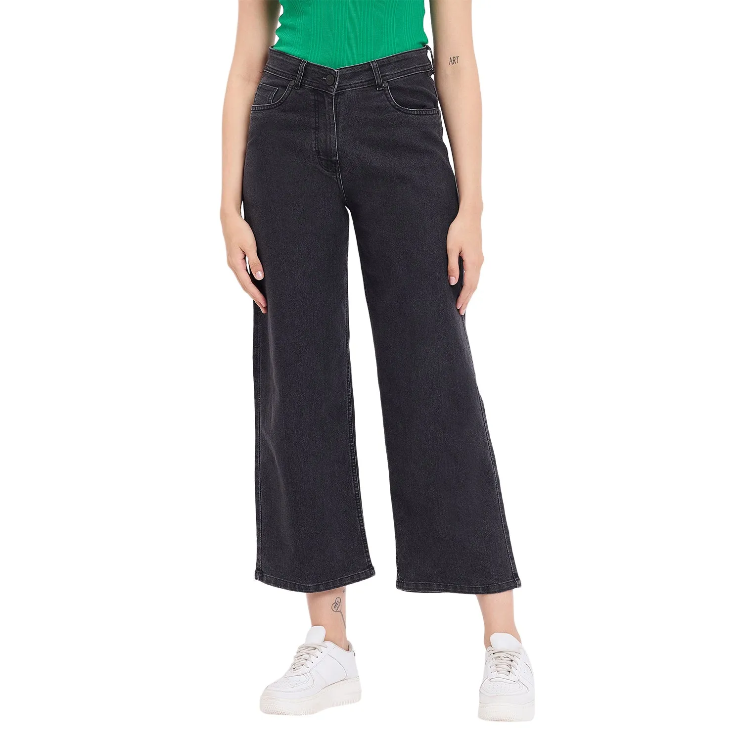 Duke Stardust Women Stretchable Wide Leg Jeans (SDD6752)