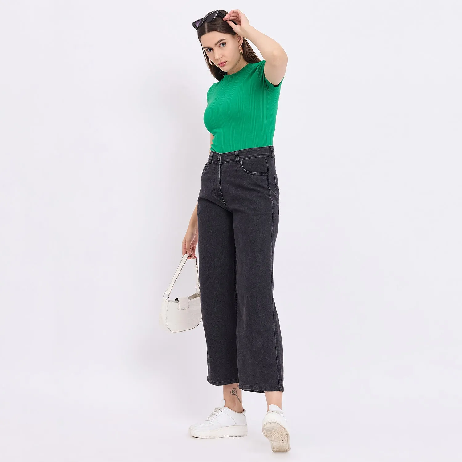 Duke Stardust Women Stretchable Wide Leg Jeans (SDD6752)