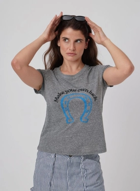 MAKE YOUR OWN LUCK TEE simple design