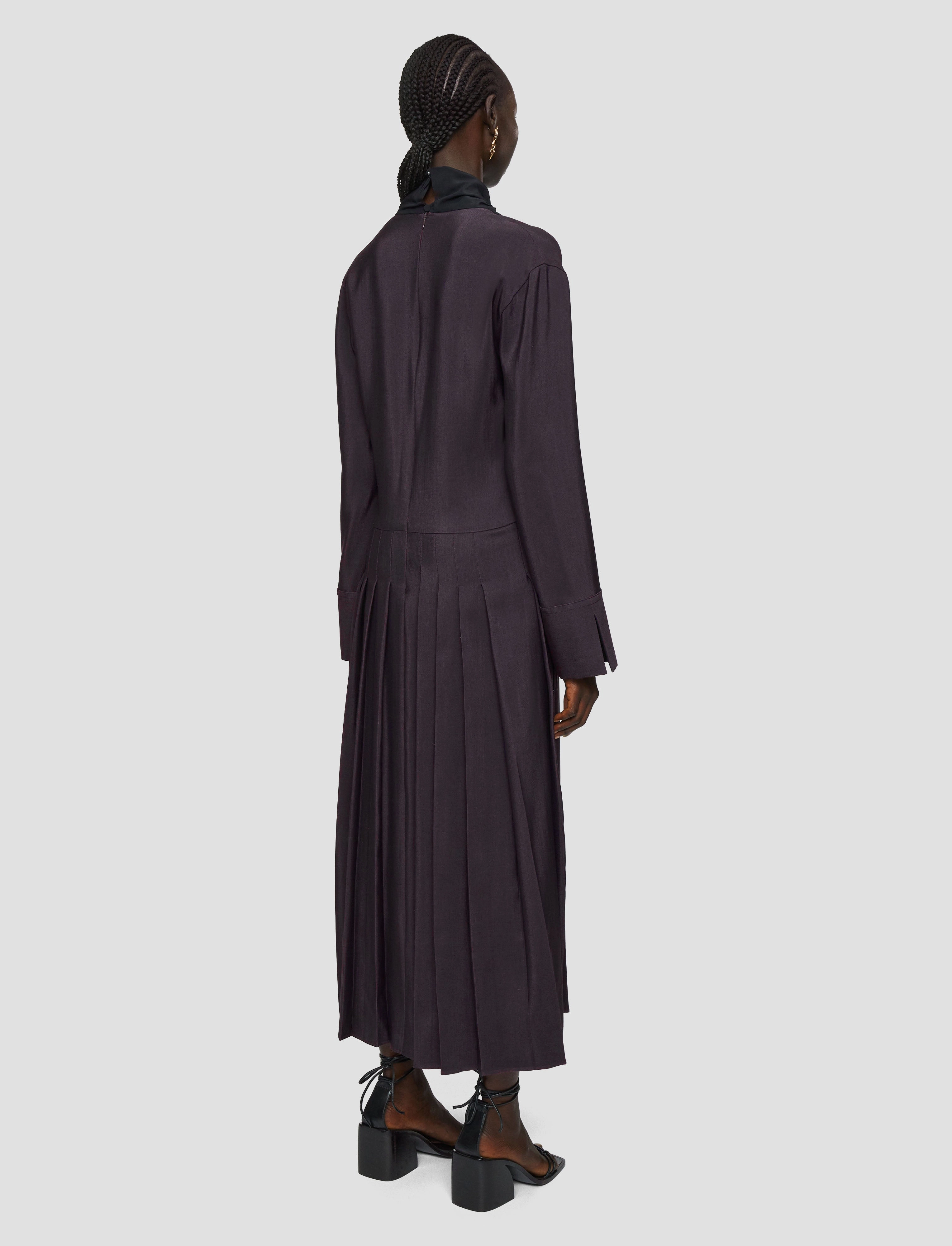 Duris Evening Silk Blend Dress CrinkleResistantWeave