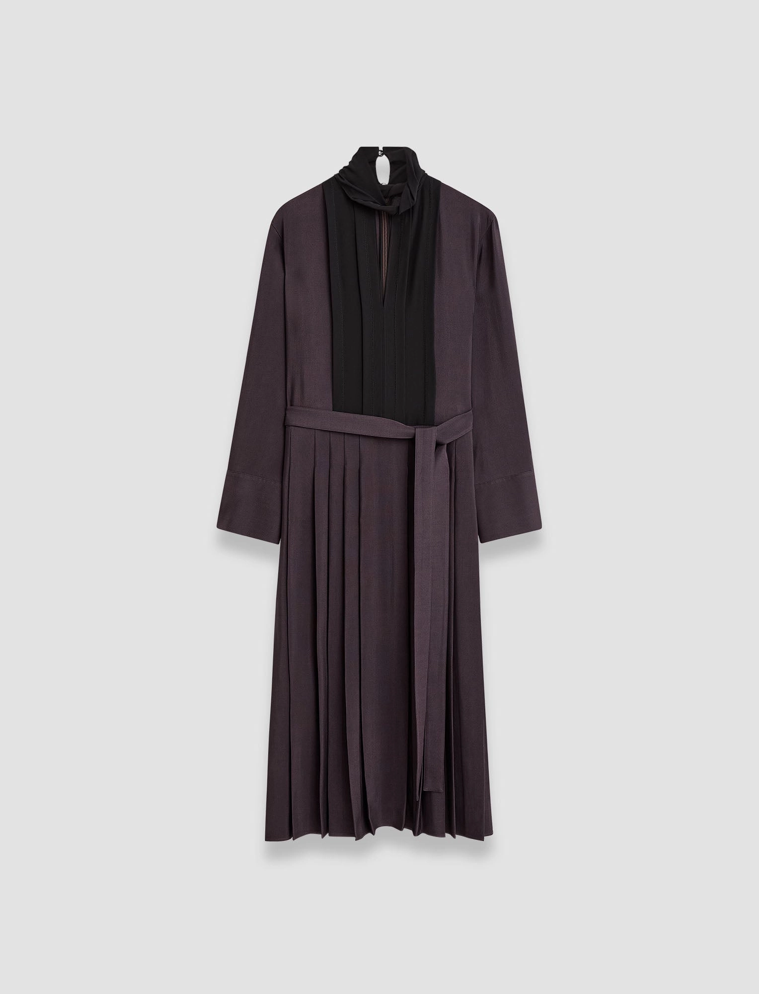 Duris Evening Silk Blend Dress Layered Design