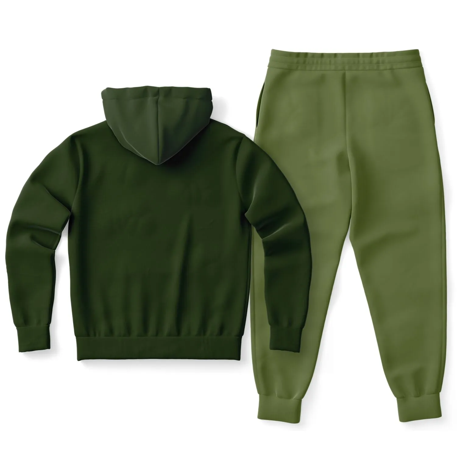 Dusk Green combo Women's Hoodie and Jogger Set
