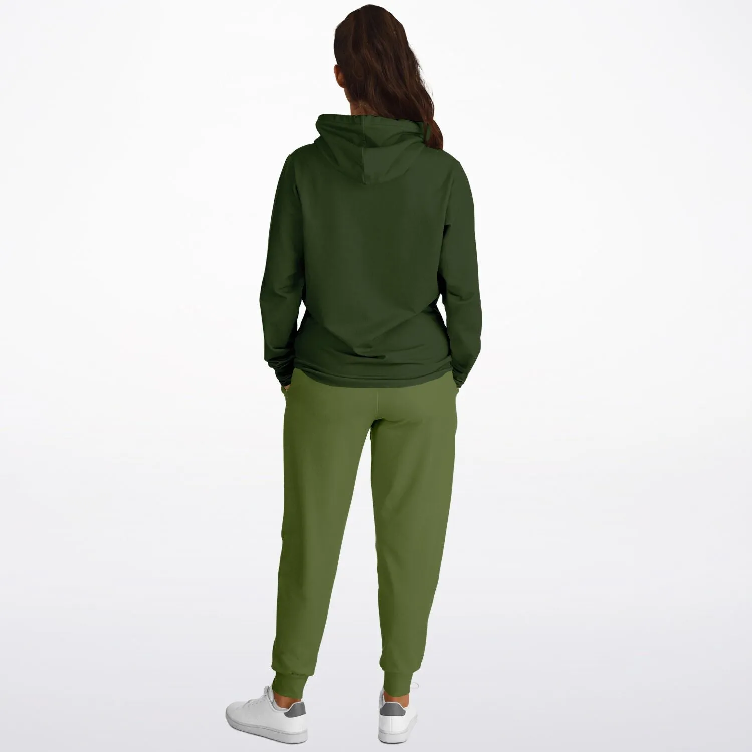 Dusk Green combo Women's Hoodie and Jogger Set
