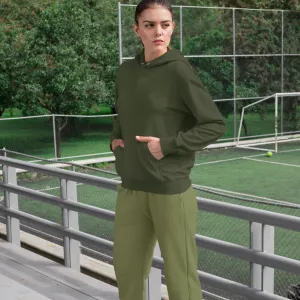 Dusk Green combo Women's Hoodie and Jogger Set
