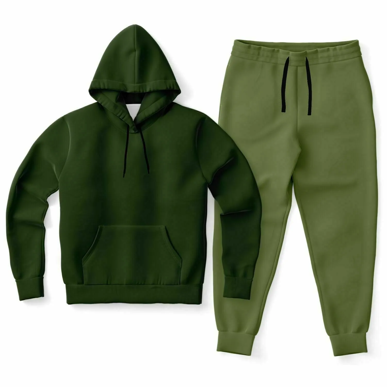 Dusk Green combo Women's Hoodie and Jogger Set