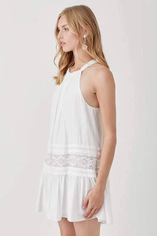 Easy Breezy Sleeveless Halter Mini Dress