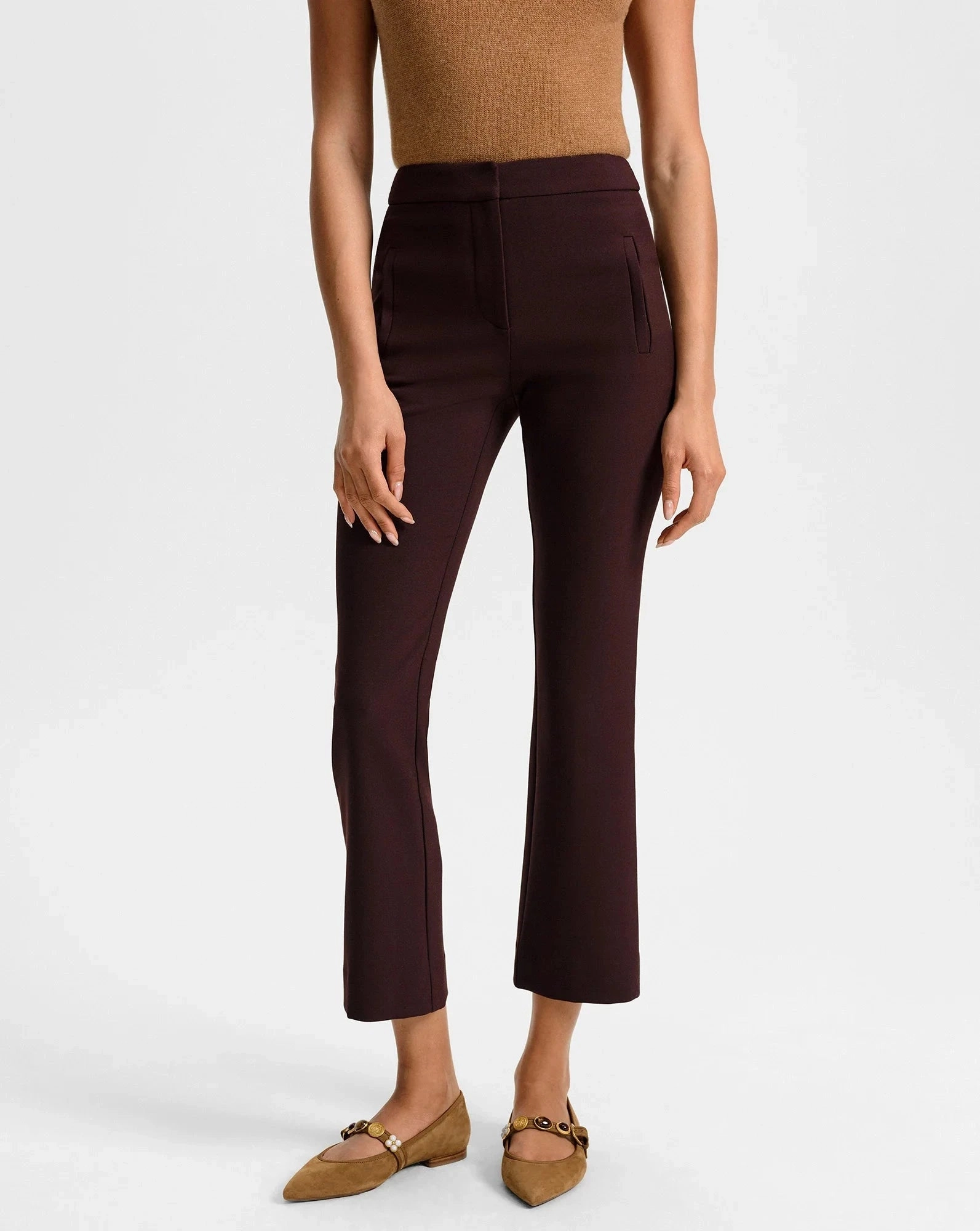 Arte Kick-Flare Pant Dark Currant Street Active ElasticWaistband