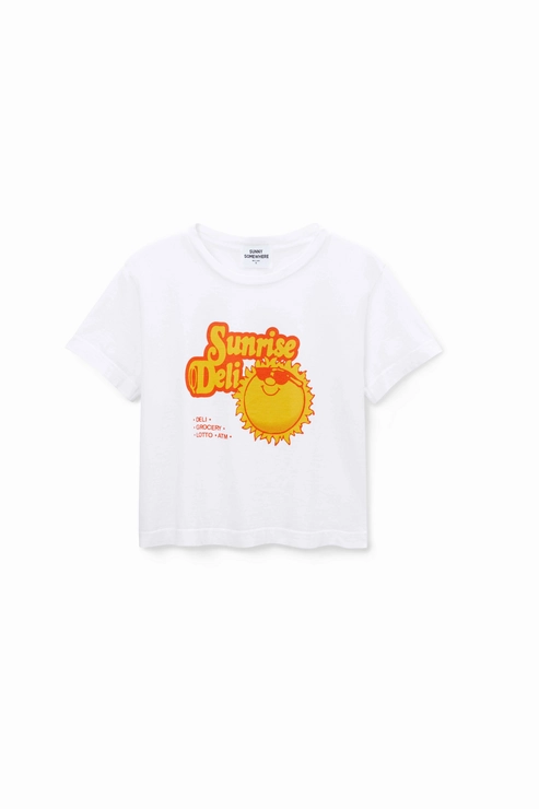 SUNRISE DELI Vintage Pullover Relaxed Silhouette