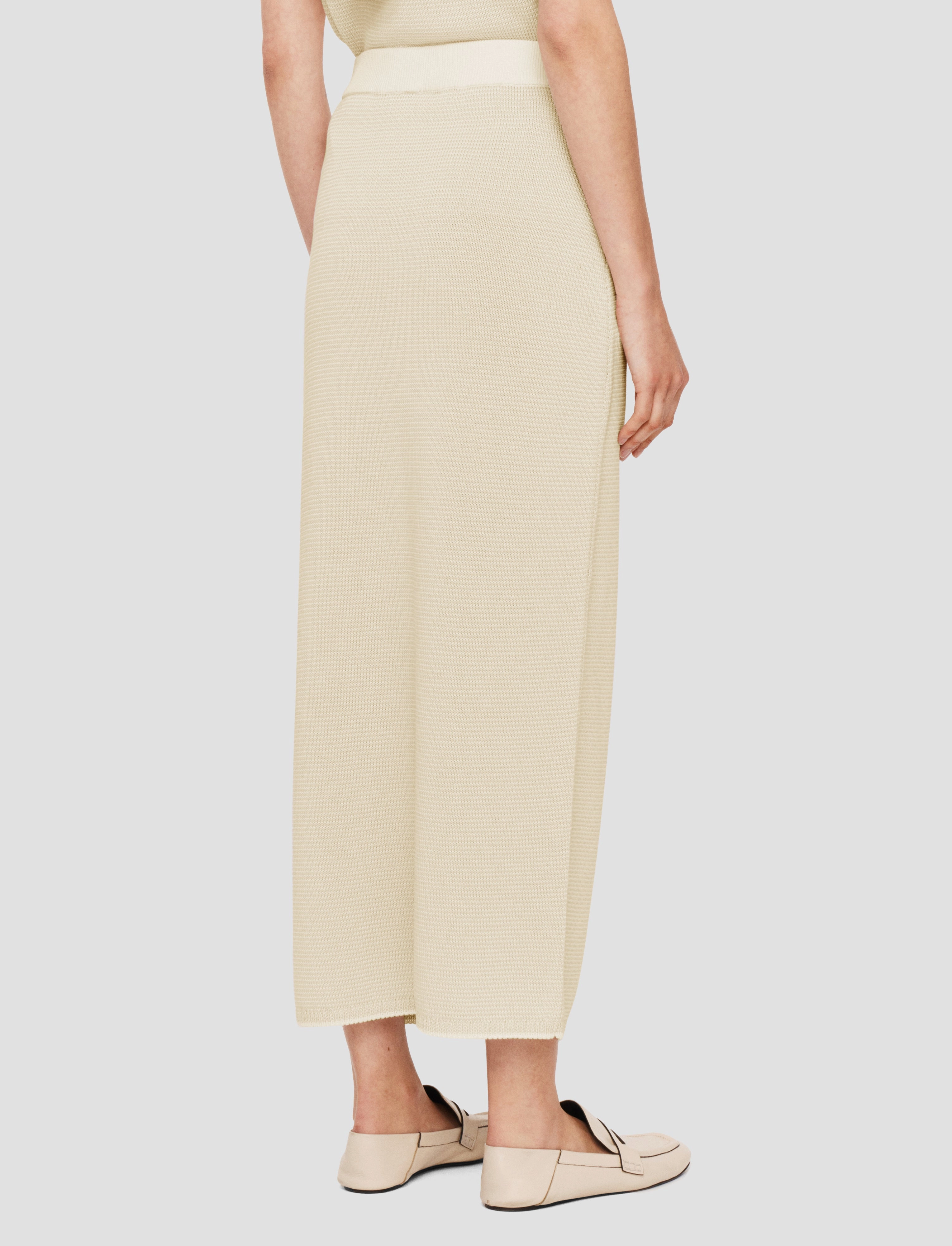 Fresh Vibe Micro Stripe Knit Skirt