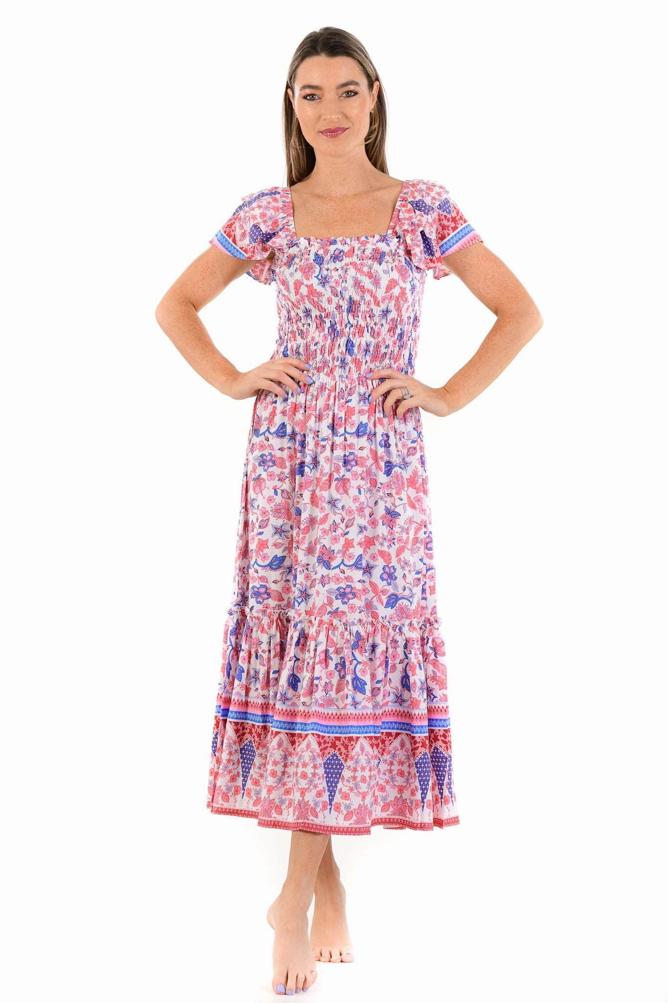 Matilda Dress / Coral Gardens Urban Edge Luxury Feel