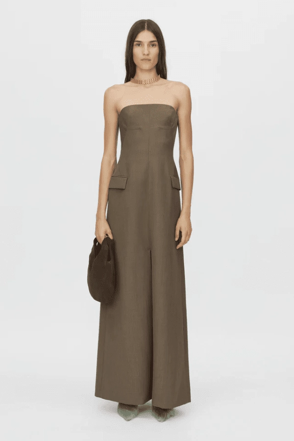 Light and Comfortable Wear Emmett Dress Coffee