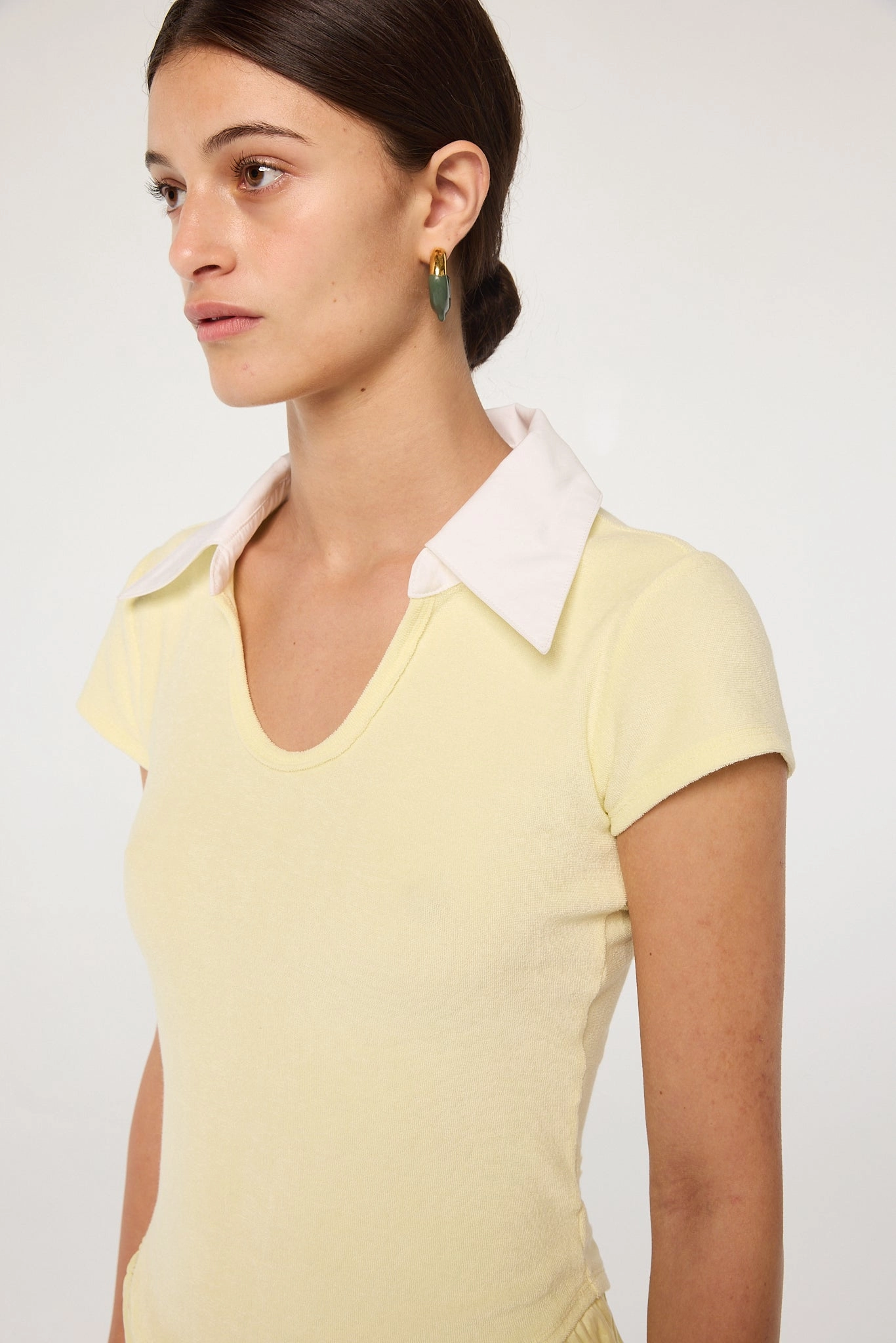 ContrastStitching SeamFreeShoulder EITAN TOP