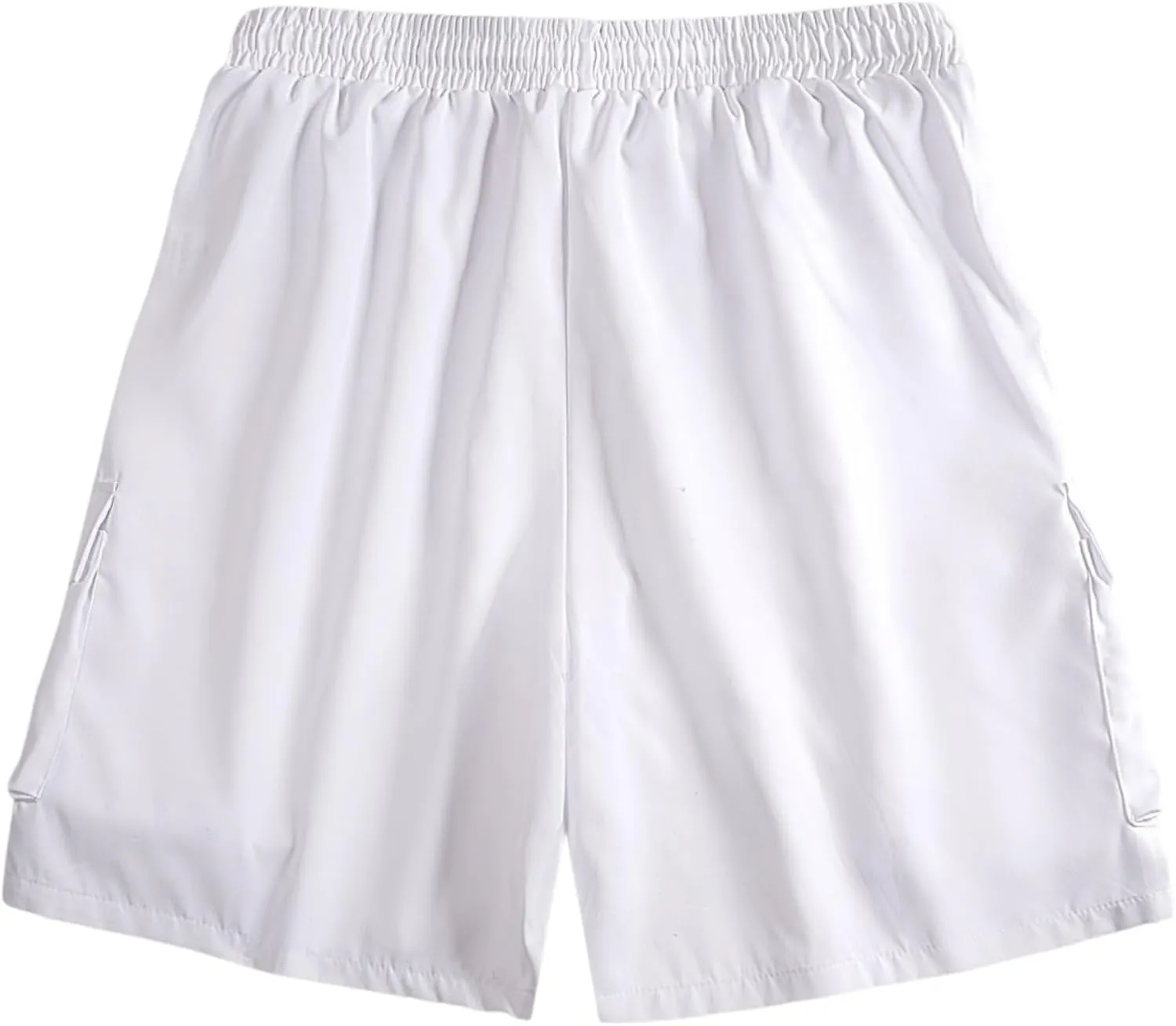Elastic Waist Cargo Shorts for Men Elastic Waist Relaxed Fit and Comfy 2025 Summer Hiking Short Cargo Pants