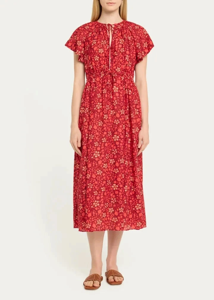 Recycled-Material Mikaela Coverup Coral