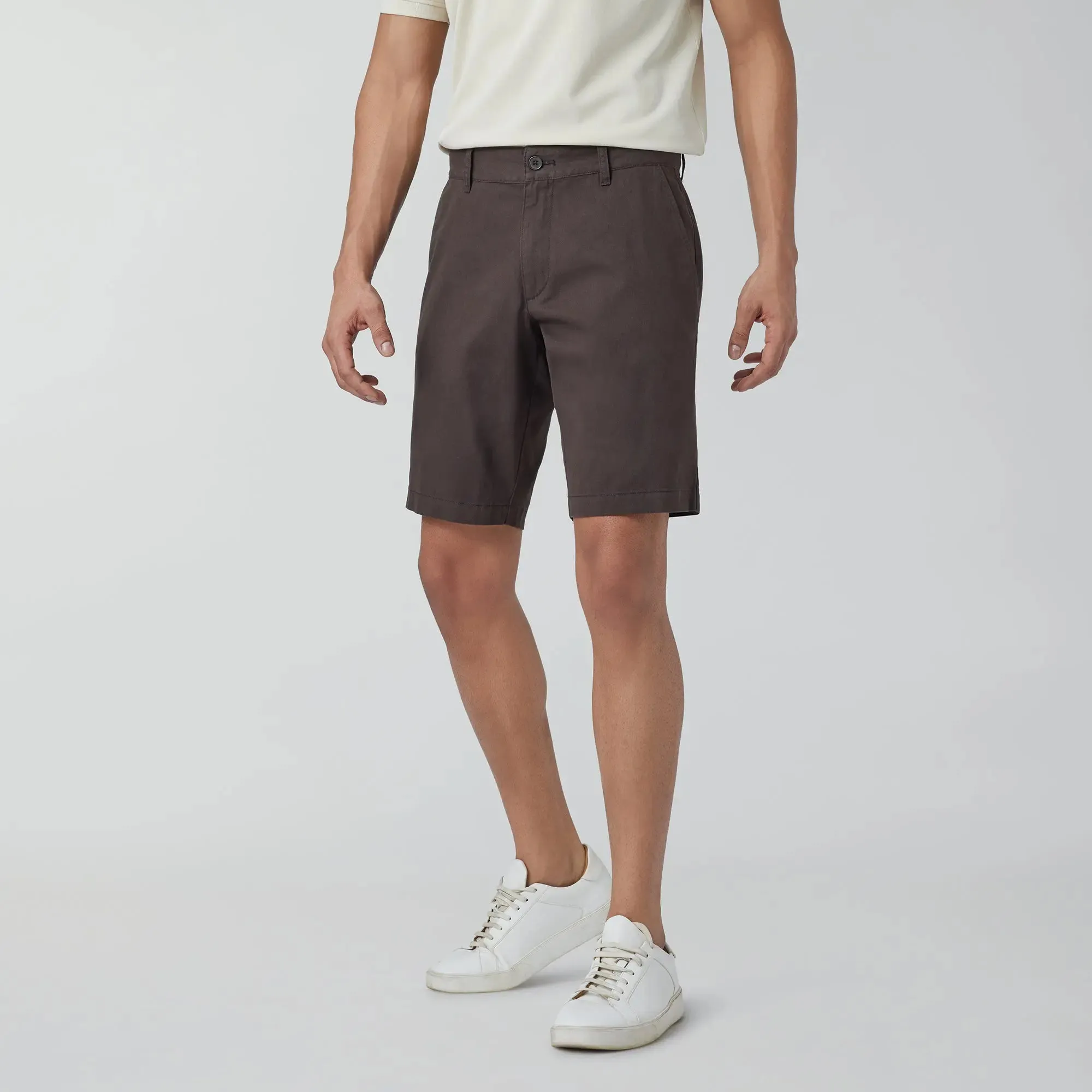 Element Cotton Chinos Shorts For Men Malt Brown