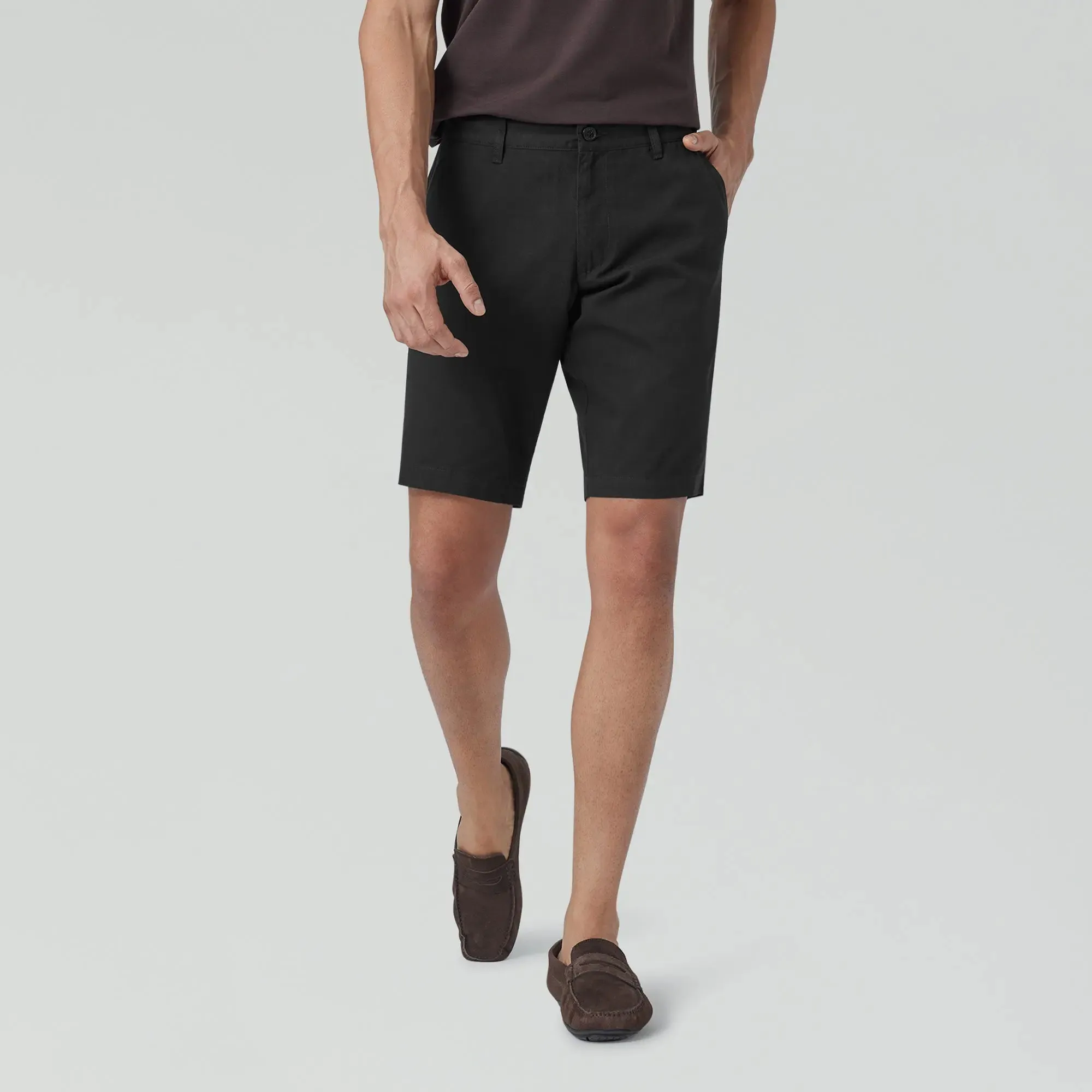 Element Cotton Chinos Shorts For Men Pitch Black