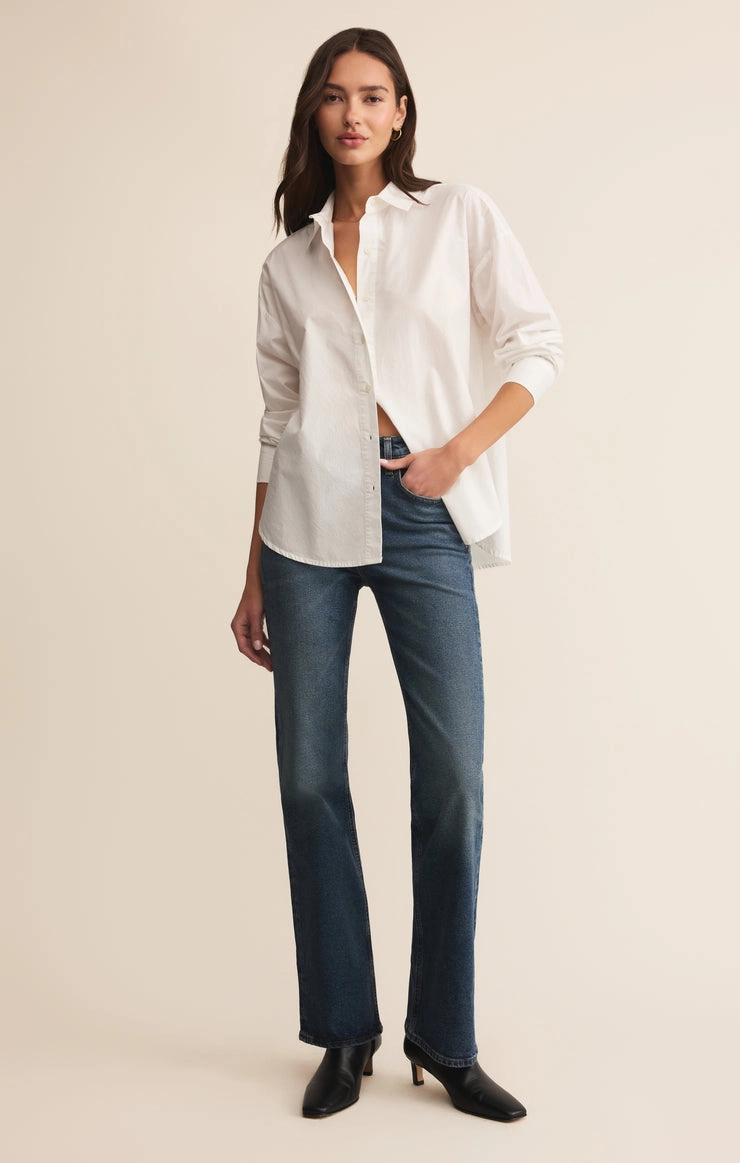 ELEVATED POPLIN SHIRT TexturedSurface