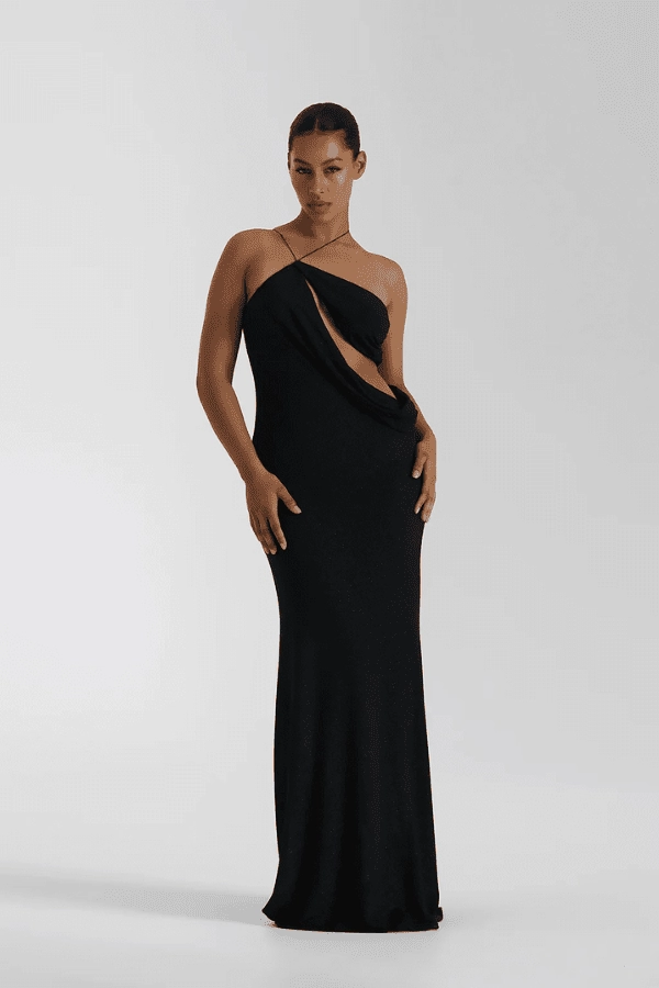 Perfect Waist Cozy Flex Elissa Dress Black