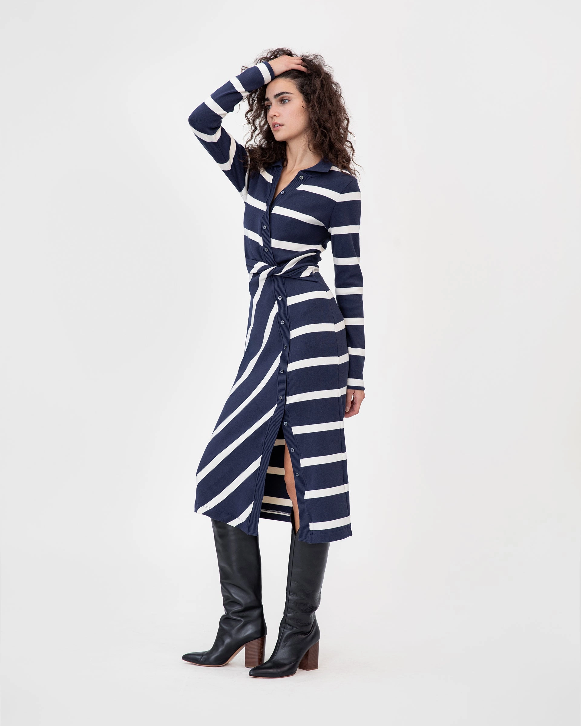 Ellicot Dress Printed-Fabric