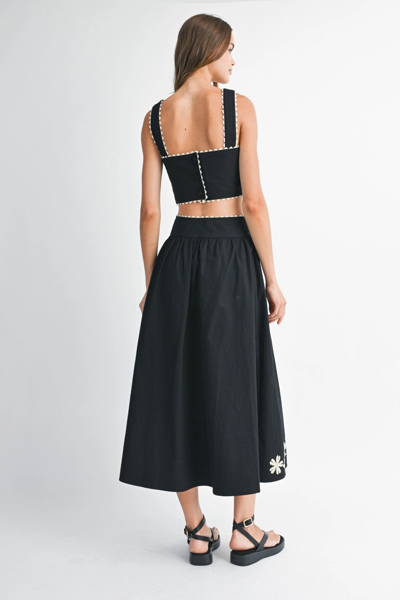 ELLIE WRAP MIDI SKIRT Sporty Edge