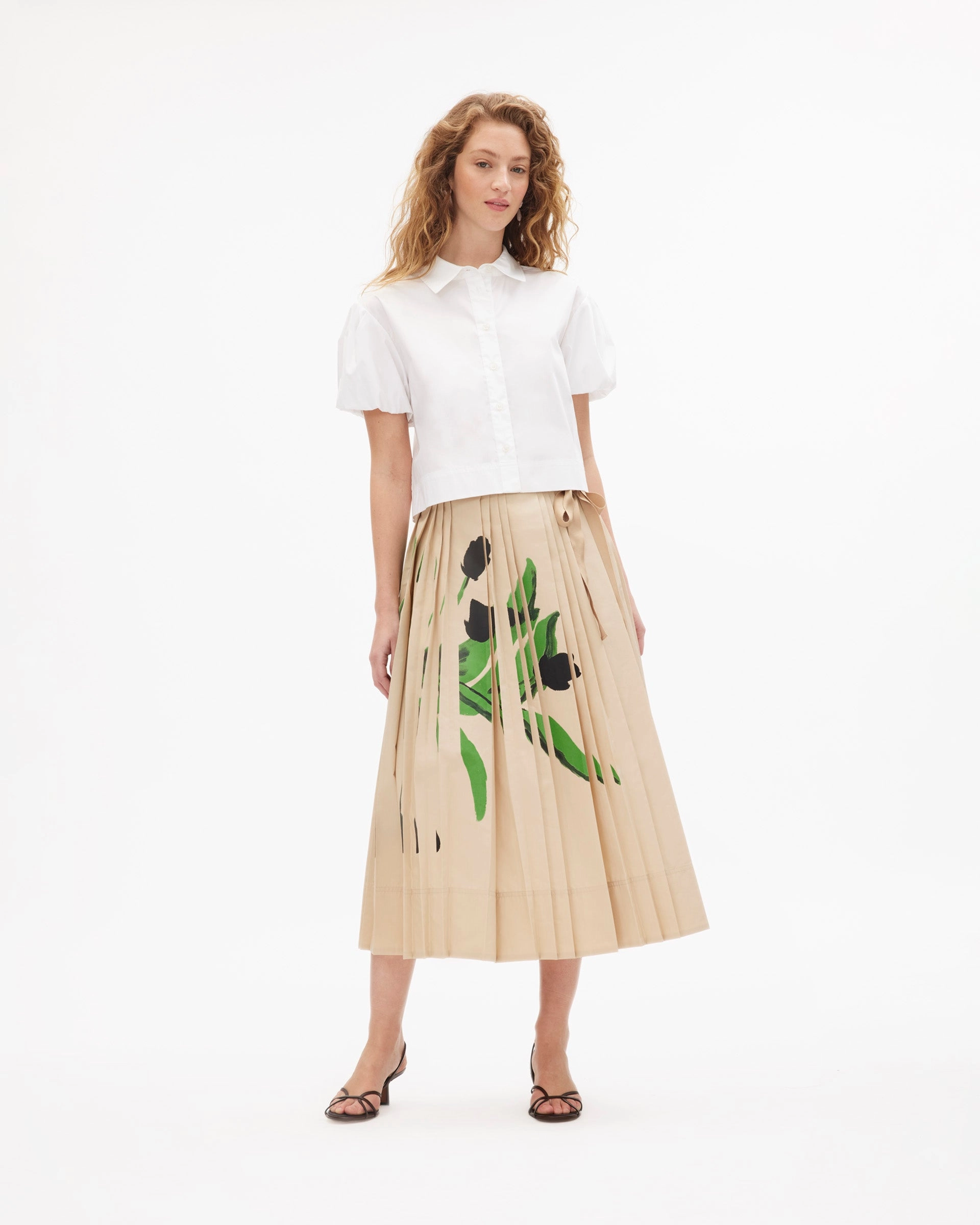 Elza Top Sleeveless Top Reinforced Hem Stitching