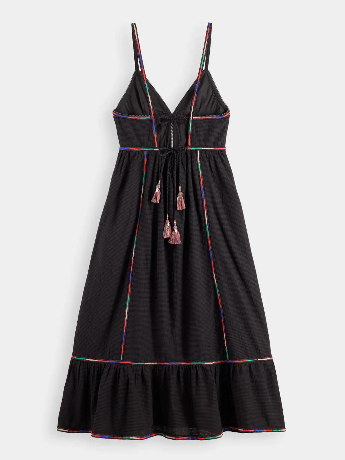 Embroidered maxi dress