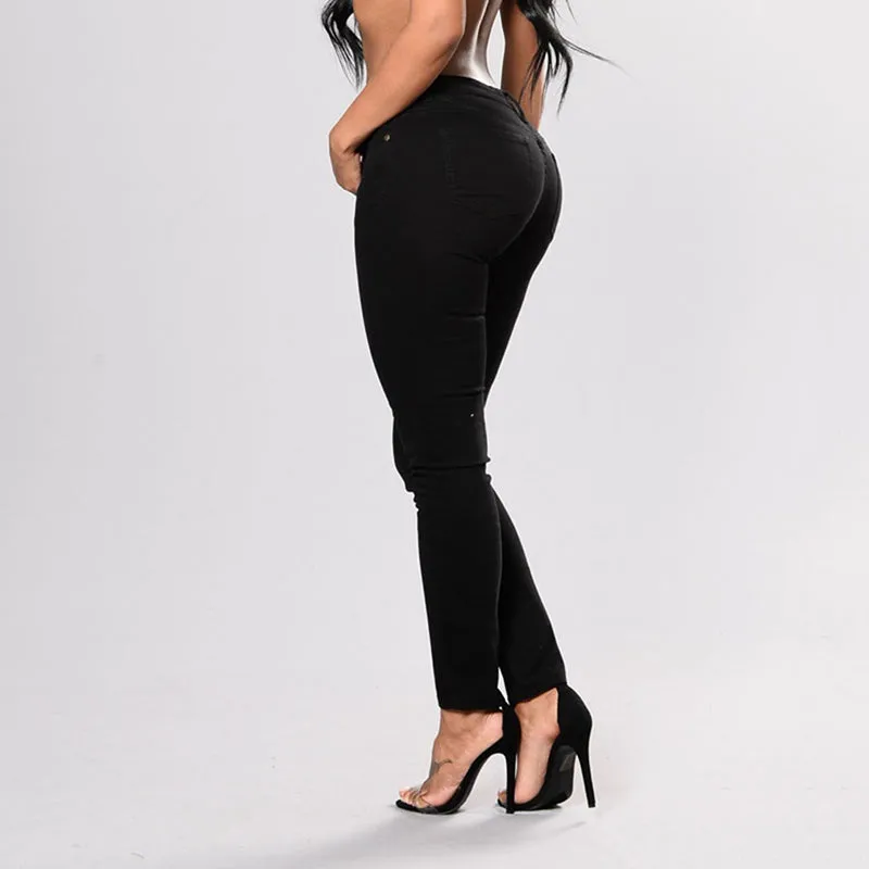 Embroidered Stretchable Jeans For Women - GlamzLife