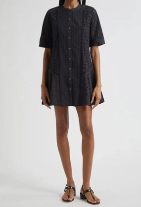 Front-Slit Hot Now Dara Dress Black