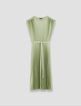 Volta Knit Weave Pliss?? Dress Draped Layer loose silhouette