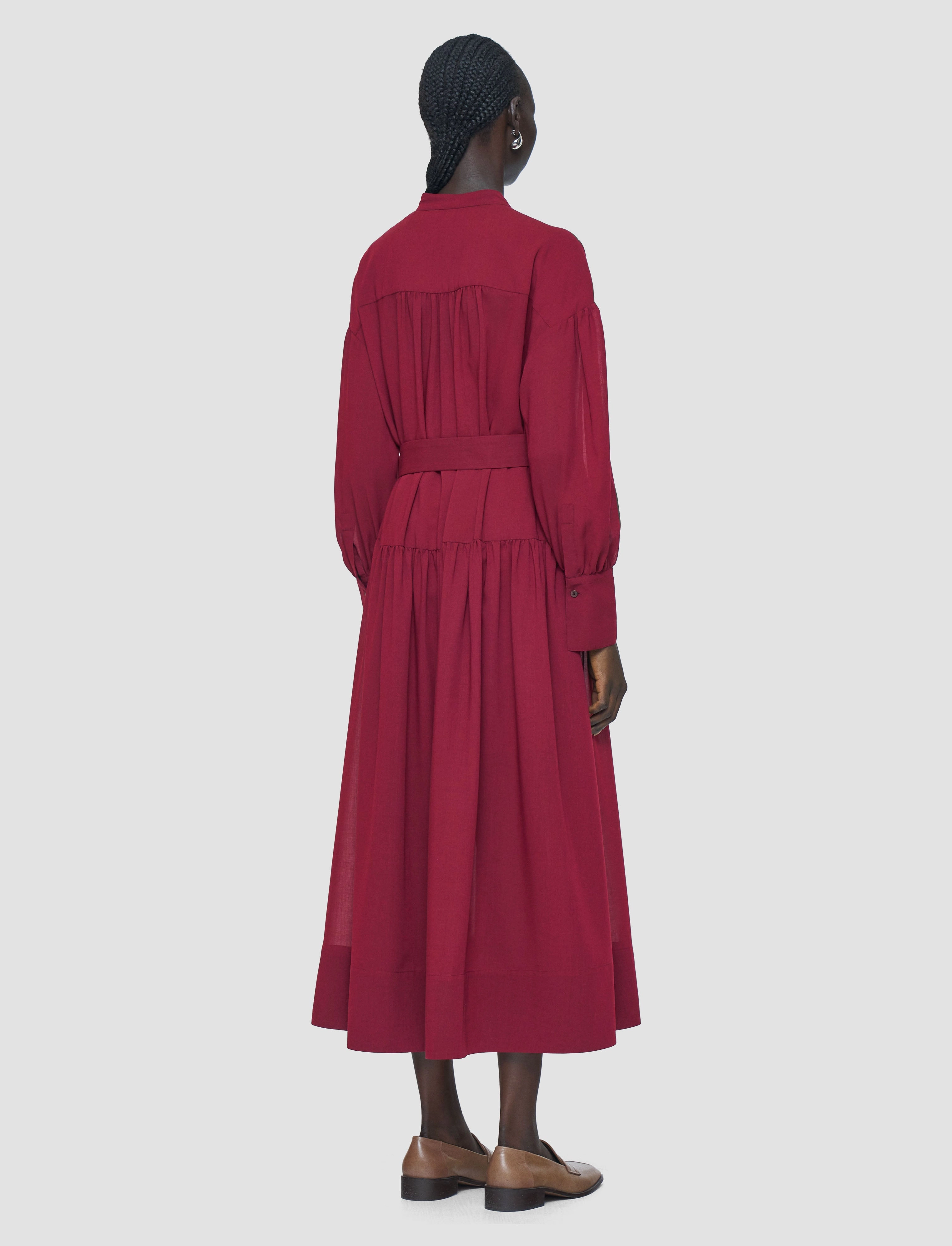 Emma Sheer Fine Wool Dress Feminine Movement