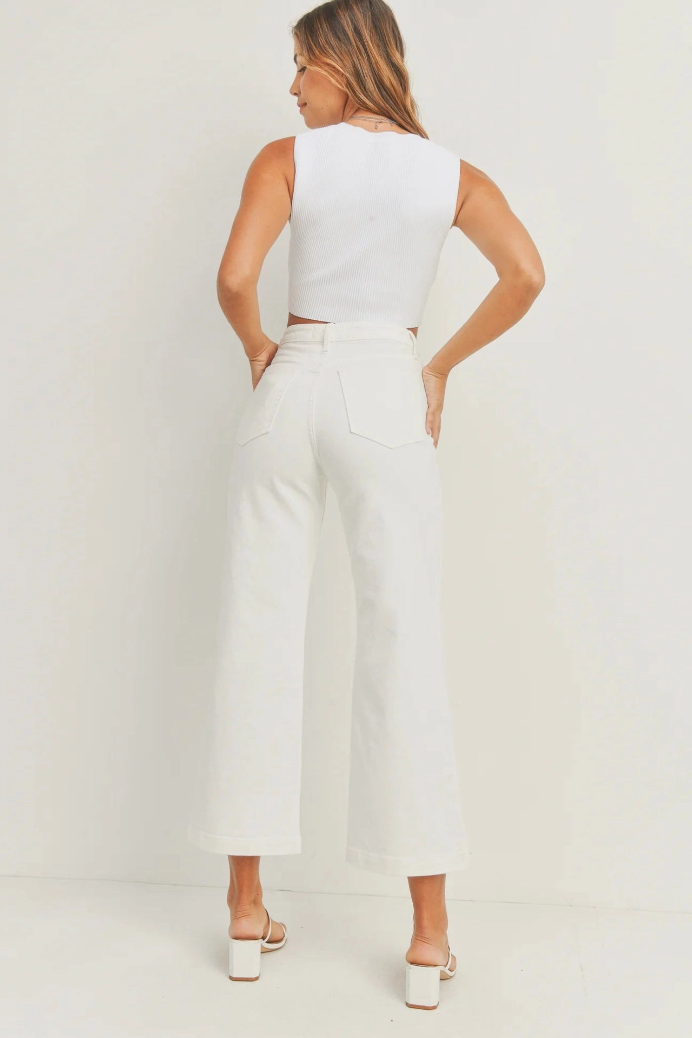 Relaxed Fit EMMY SAILOR POCKET WIDE-LEG JEANS