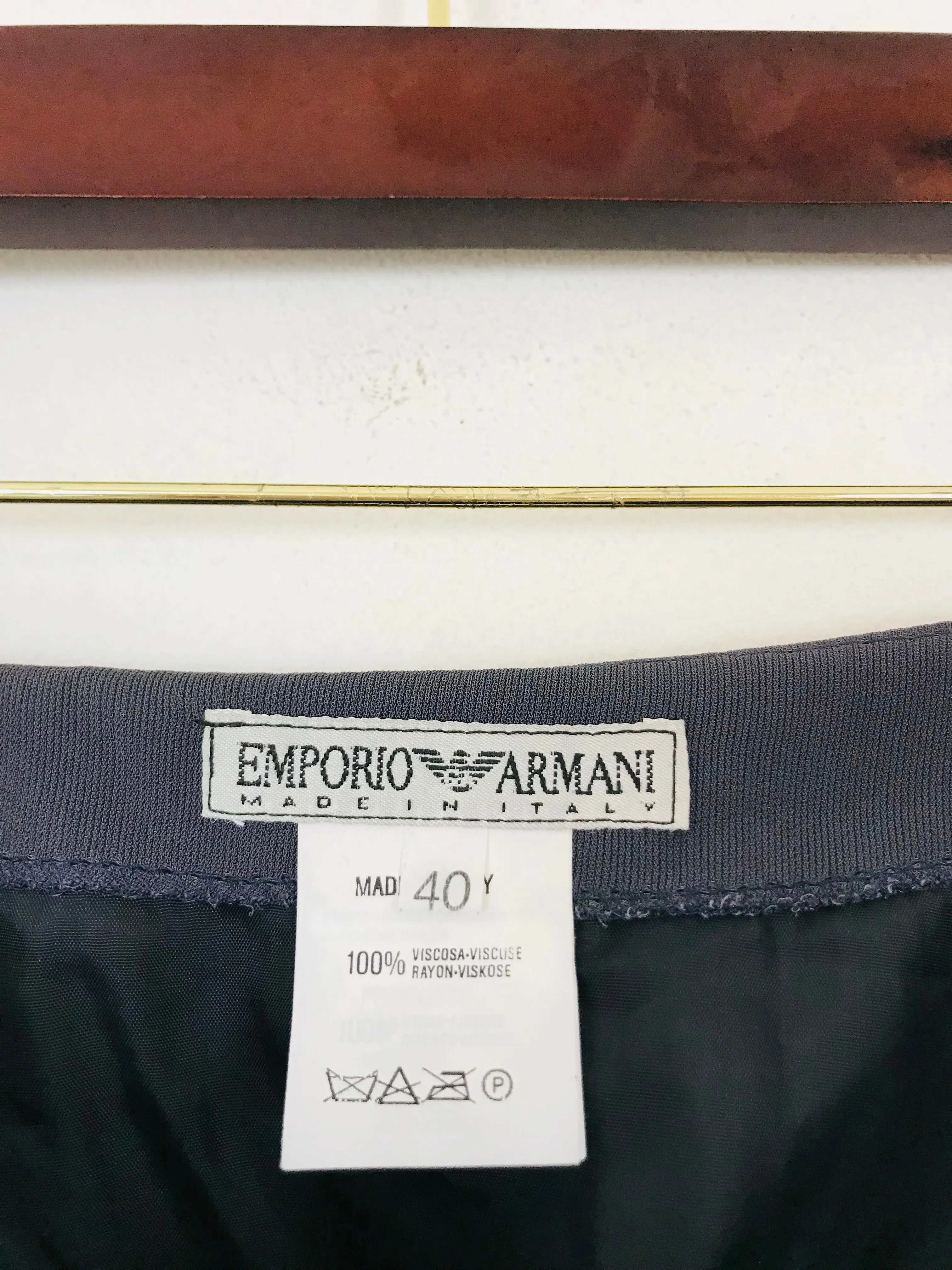 Emporio Armani Women's A-Line Skirt | 40 UK12 | Purple
