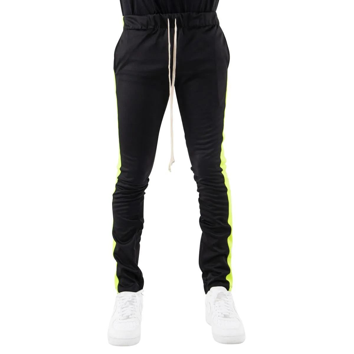 EPTM Black Track Pants w/Neon Green Stripe (EP8450)
