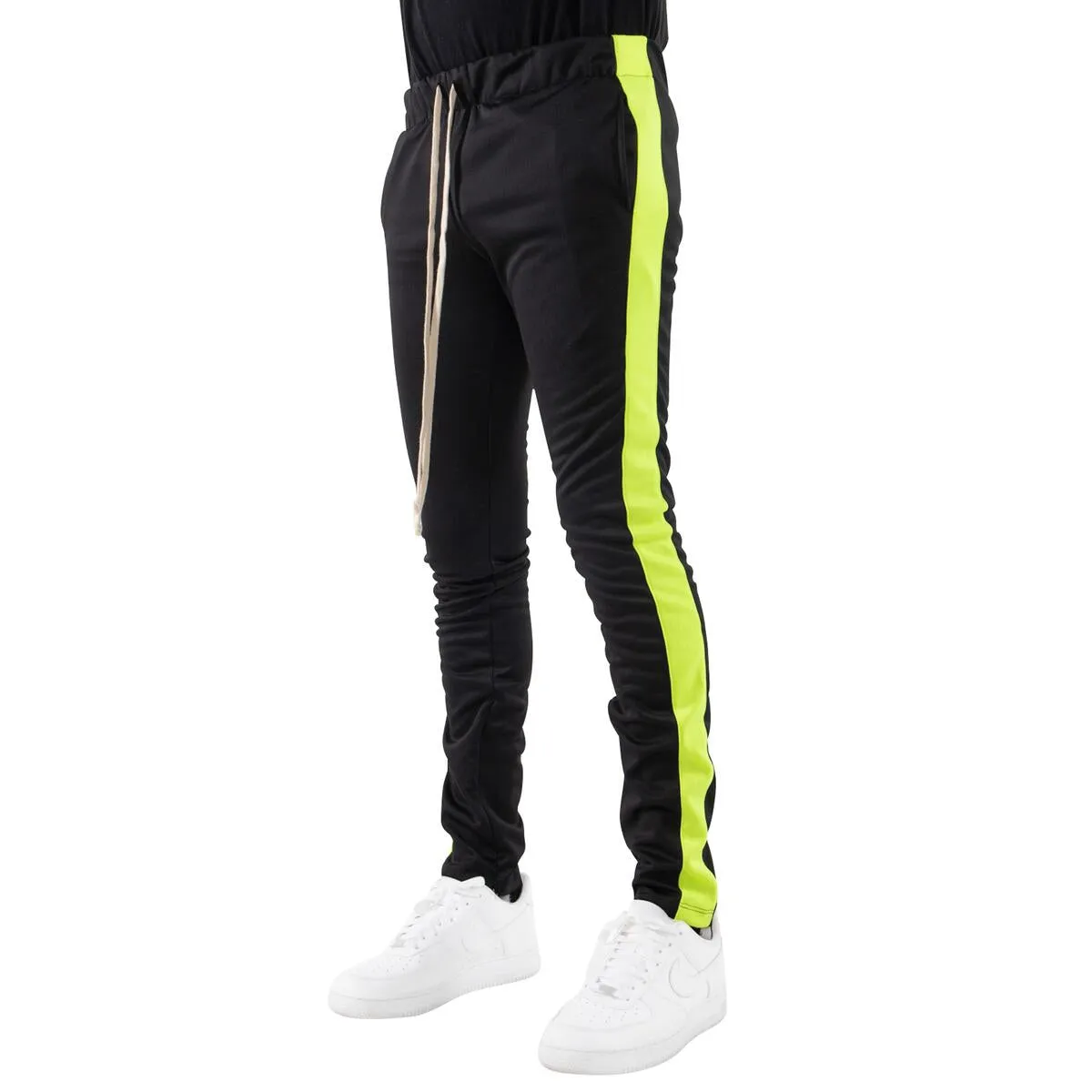 EPTM Black Track Pants w/Neon Green Stripe (EP8450)
