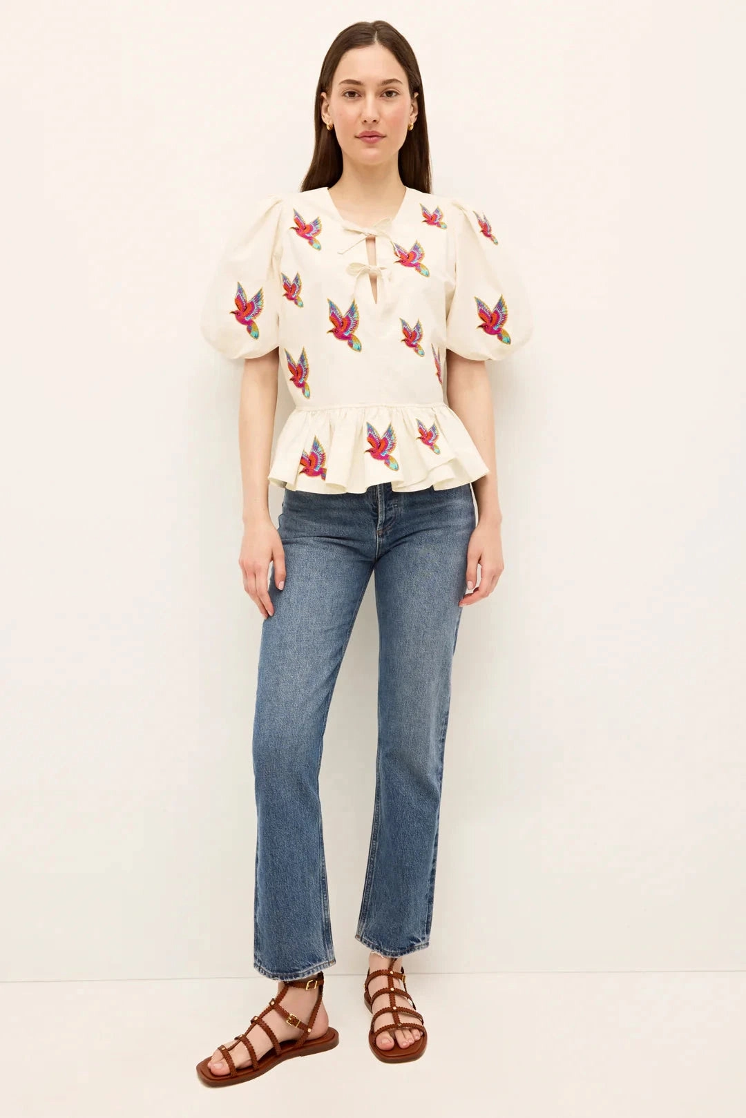 Stylish T-shirt Pocket Reinforcement Estella Top Flock
