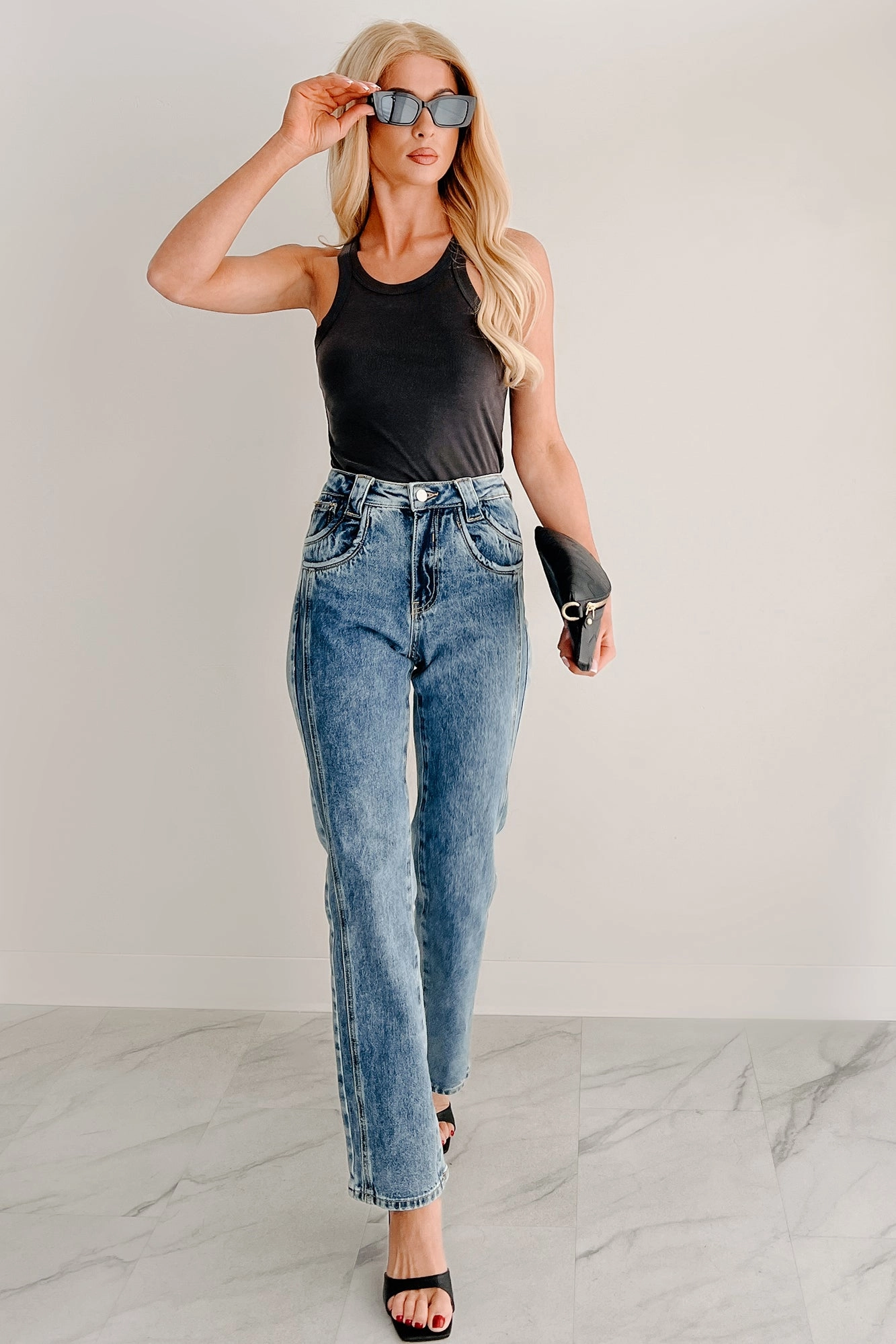 Ada High Rise Saige Dad Jeans (Medium) OrganicCottonBlend