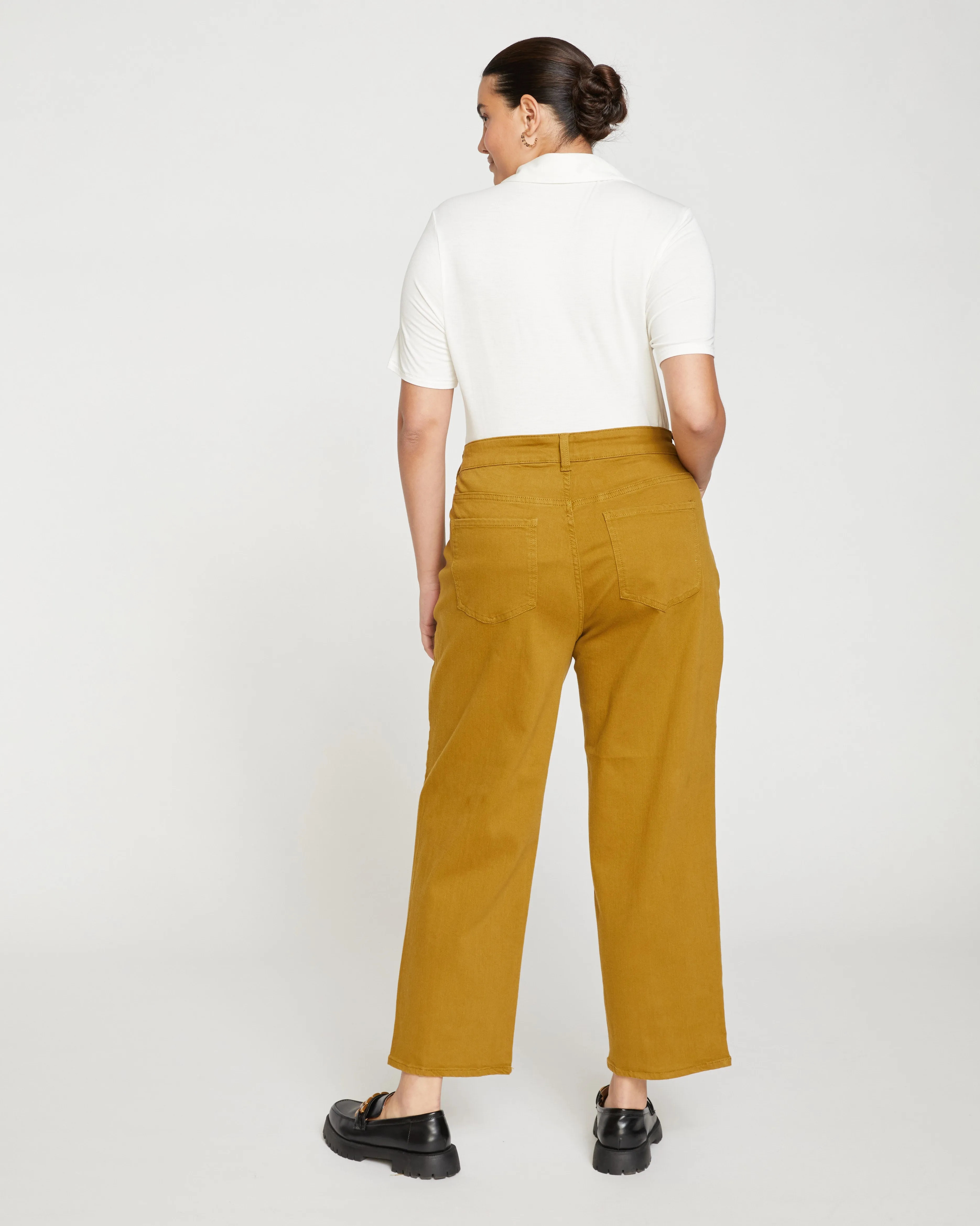 Etta High Rise Straight Leg Jeans 28 Inch - Dried Palm