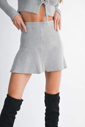 EVERLY FLARED MINI SKIRT Maternity Friendly