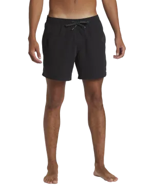 Everyday Solid Volley Shorts in Black